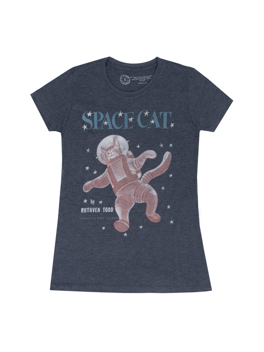 Space Cat Women's Crew T-Shirt Large