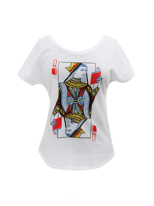 Queen of Books Women's Relaxed Fit T-Shirt XX-Large