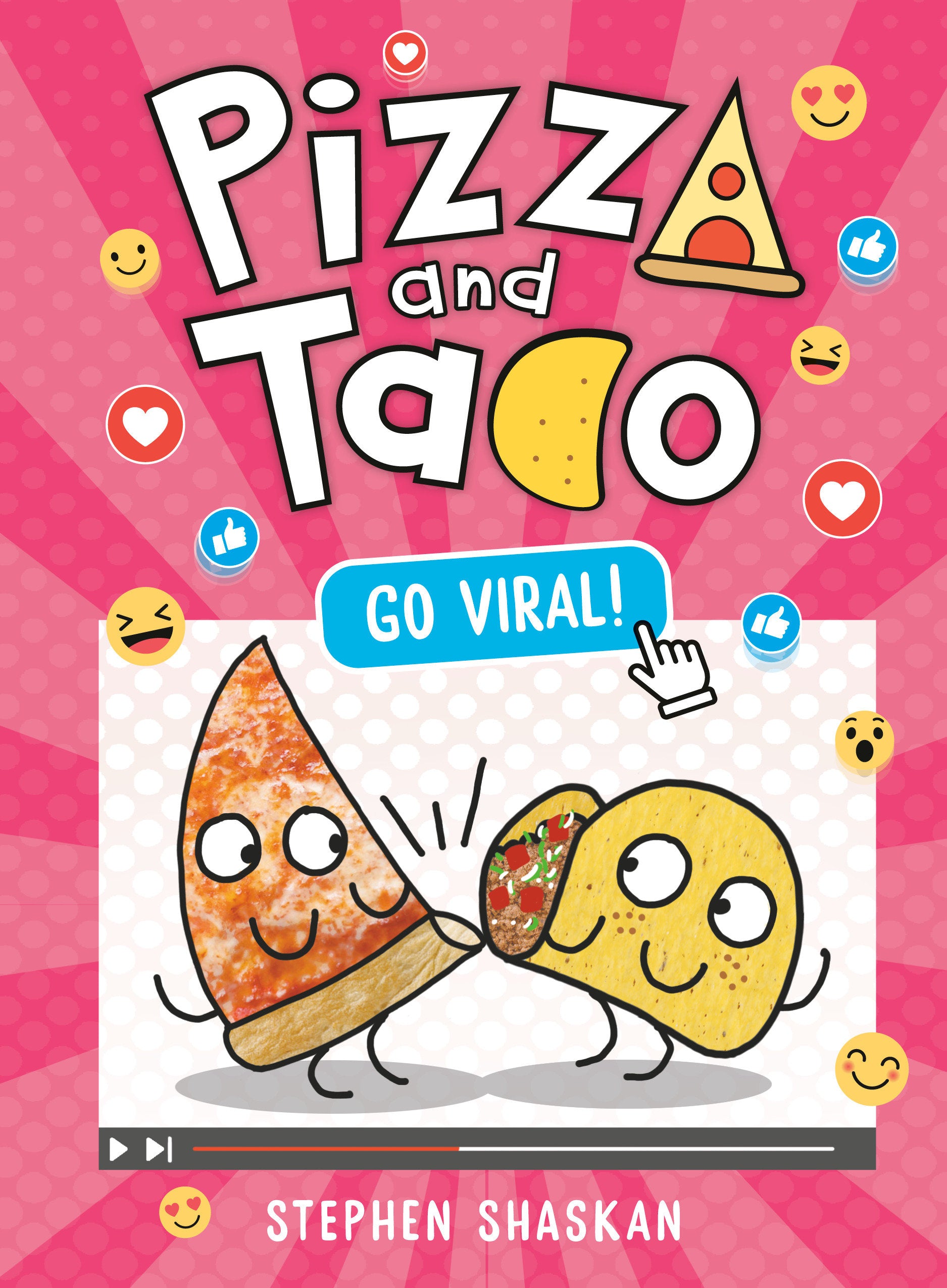 Pizza and Taco: Go Viral! - (A Graphic Novel) (Pizza and Taco) (Book:10)