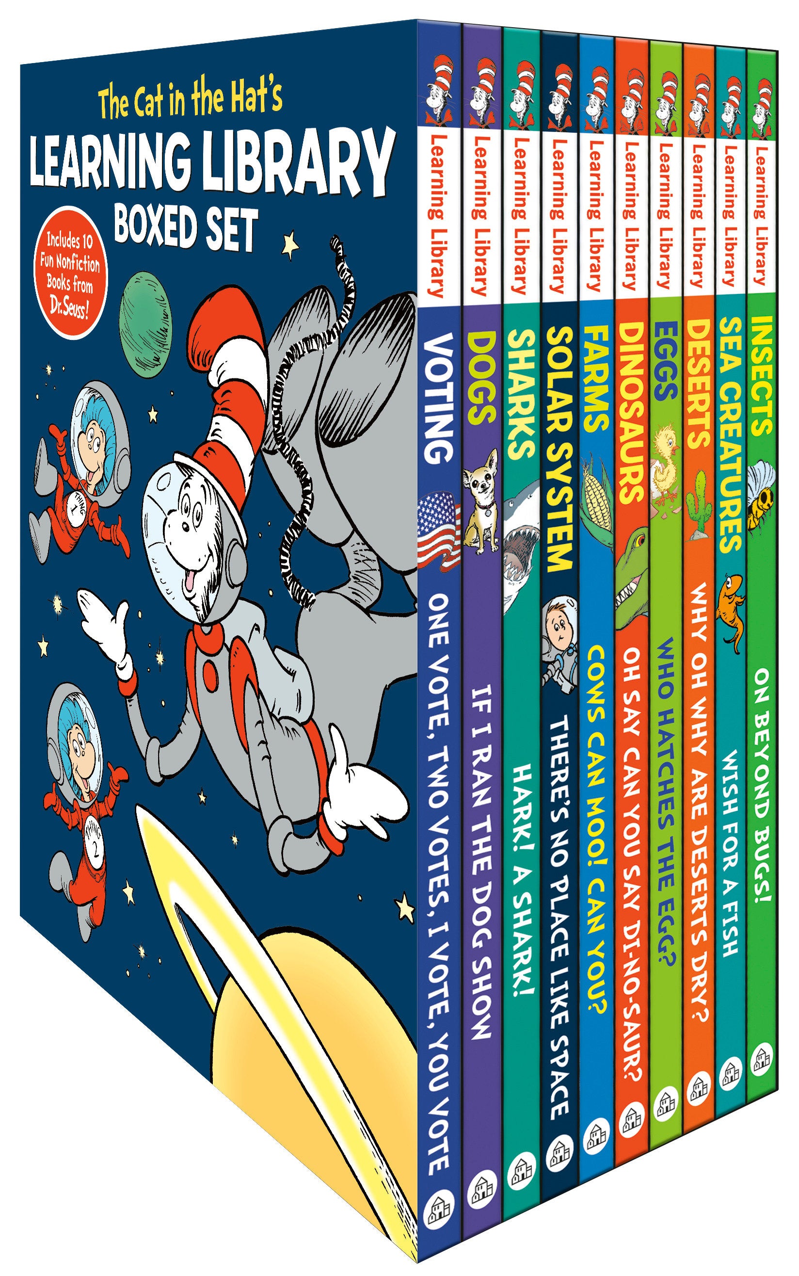 The Cat in the Hat's Learning Library Boxed Set - Includes 10 Fun Nonfiction Books from Dr. Seuss! (The Cat in the Hat's Learning Library)