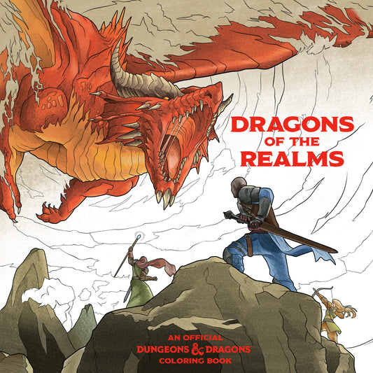 Dragons of the Realms (Dungeons & Dragons) - An Official Dungeons & Dragons Coloring Book