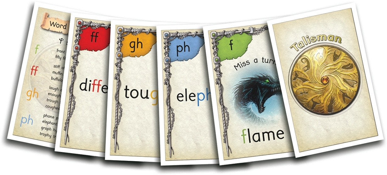 Phonic Books Talisman Card Games, Boxes 11-20 (Phonic Books Catch-Up Decodable Readers)