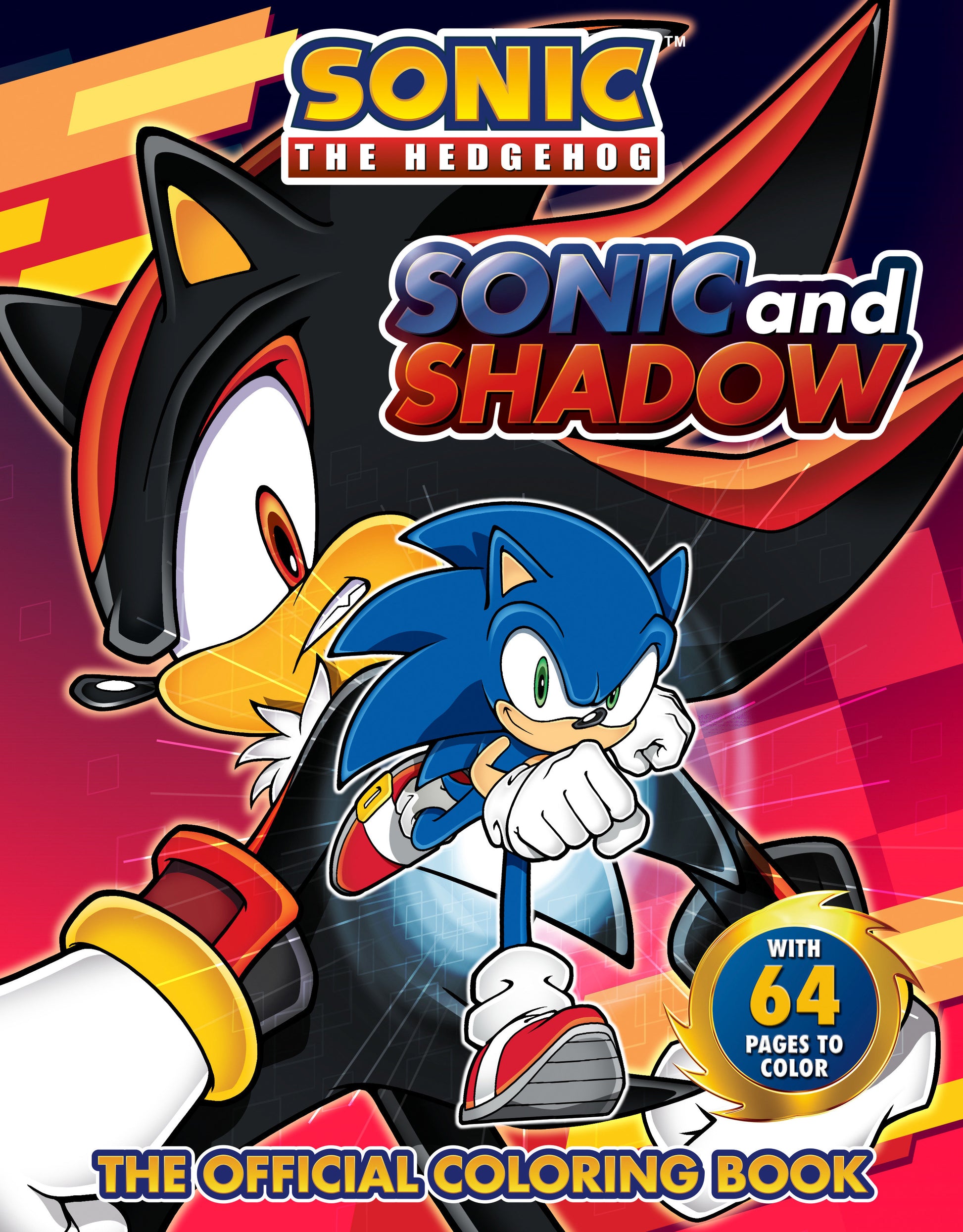 Sonic and Shadow: The Official Coloring Book (Sonic the Hedgehog)