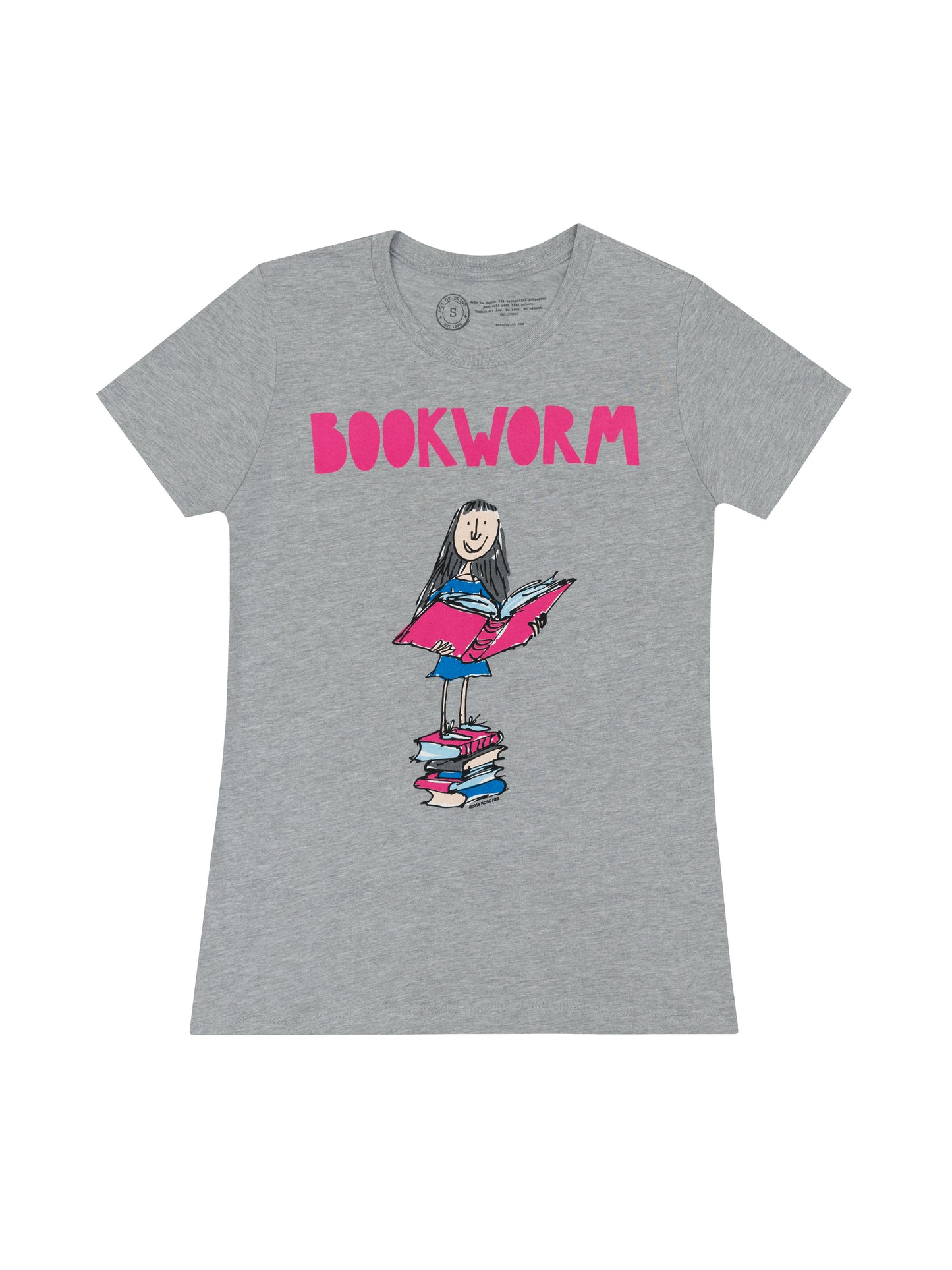 Matilda Bookworm Women's Crew T-Shirt Small