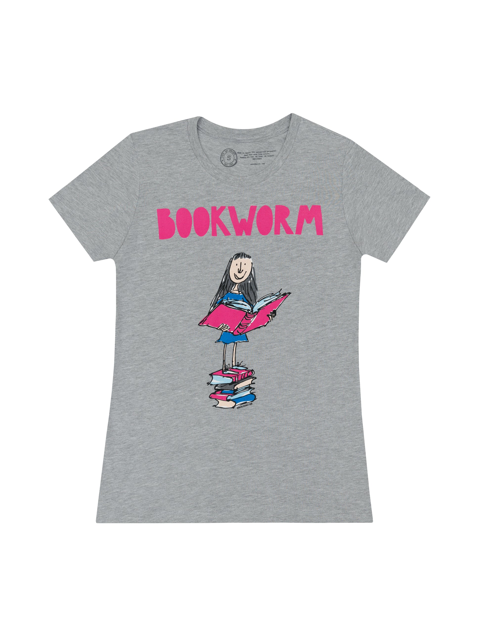 Matilda Bookworm Women's Crew T-Shirt Small