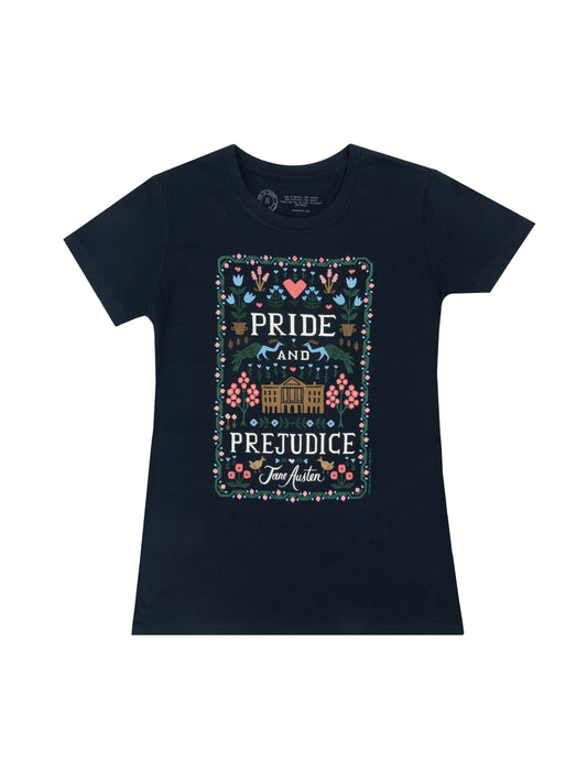 Puffin in Bloom: Pride and Prejudice Women's Crew T-Shirt X-Small