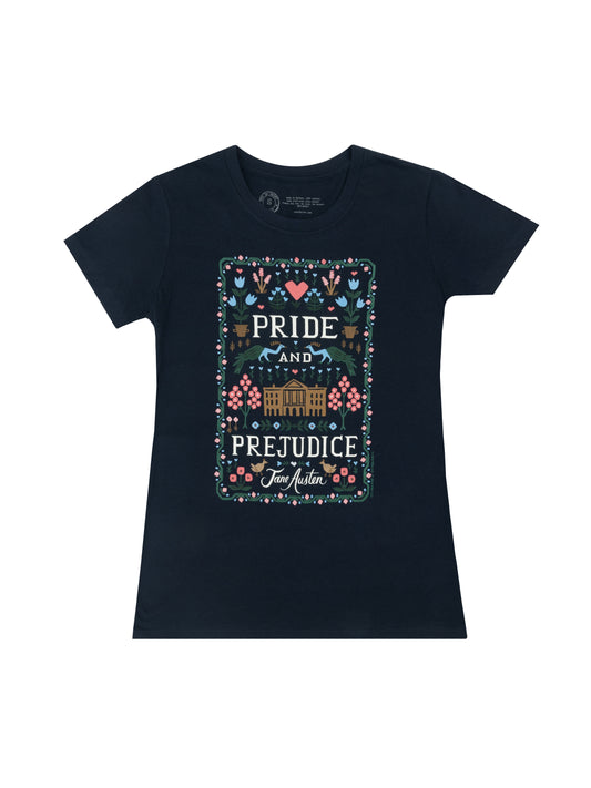 Puffin in Bloom: Pride and Prejudice Women's Crew T-Shirt Small