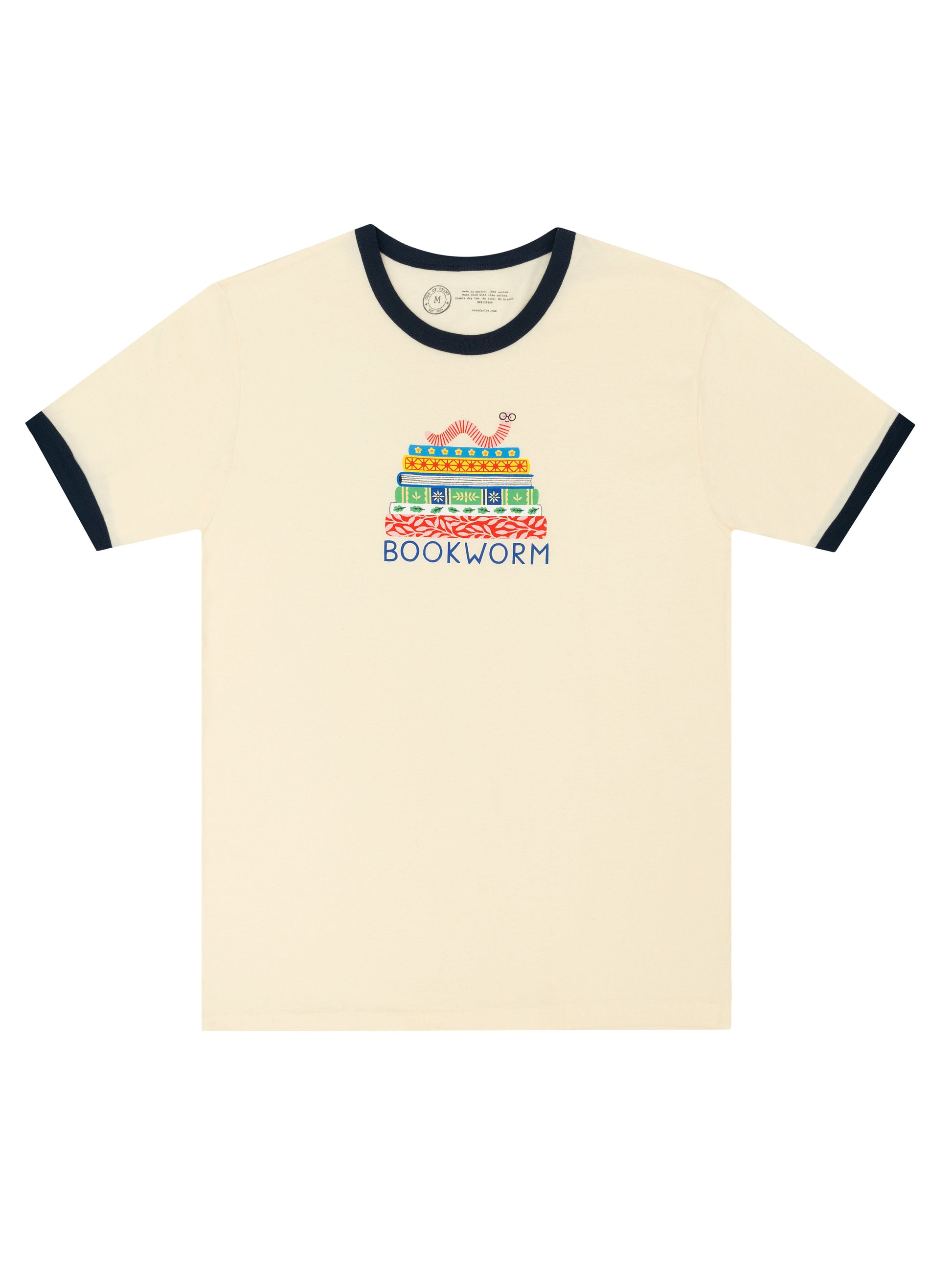 Bookworm Unisex Ringer T-Shirt XX-Large
