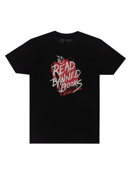 Read Banned Books (Graffiti Art) Unisex T-Shirt Medium