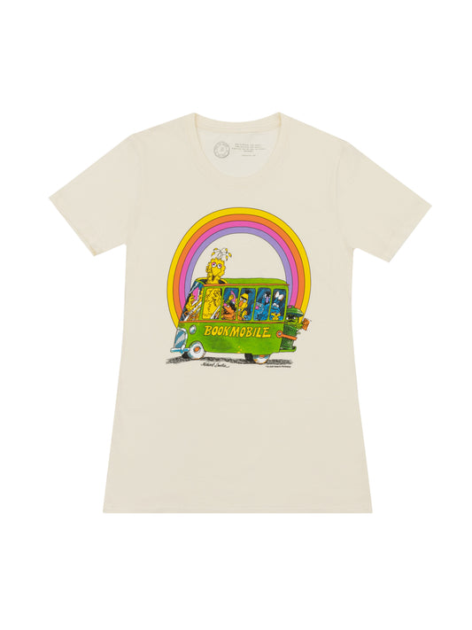 Sesame Street Bookmobile Women's Crew T-Shirt X-Small