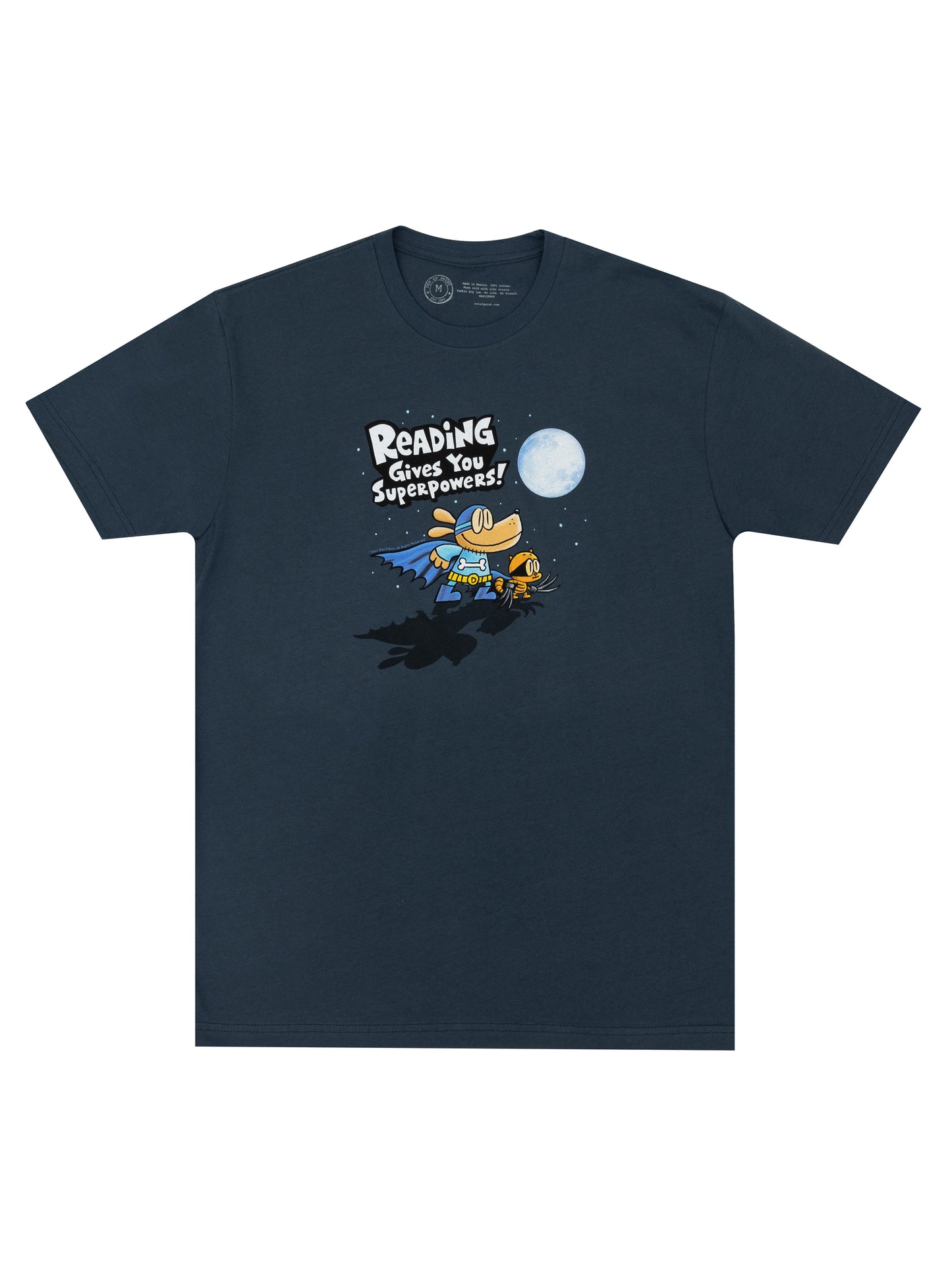 Dog Man: Reading Gives You Superpowers Unisex T-Shirt Large