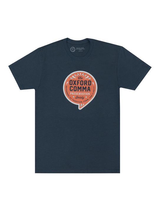 Oxford Comma Preservation Society Unisex T-Shirt Medium