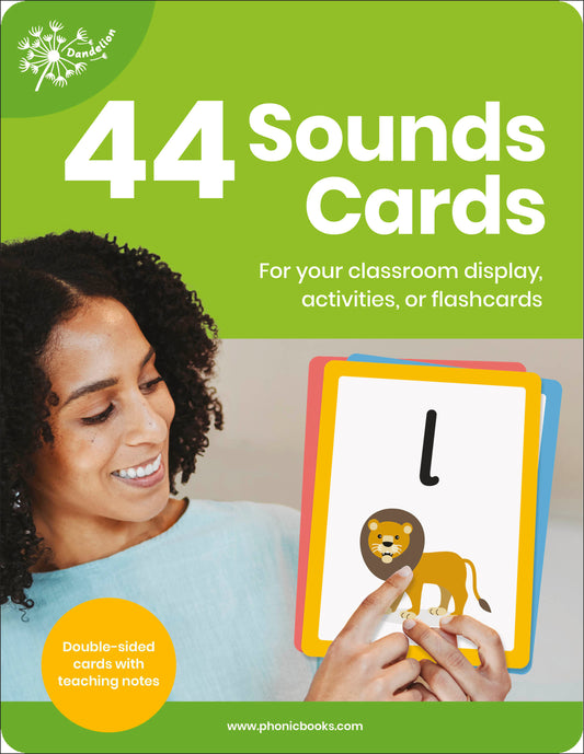 Phonic Books Dandelion 44 Sounds Cards (Phonic Books Catch-Up Decodable Readers)
