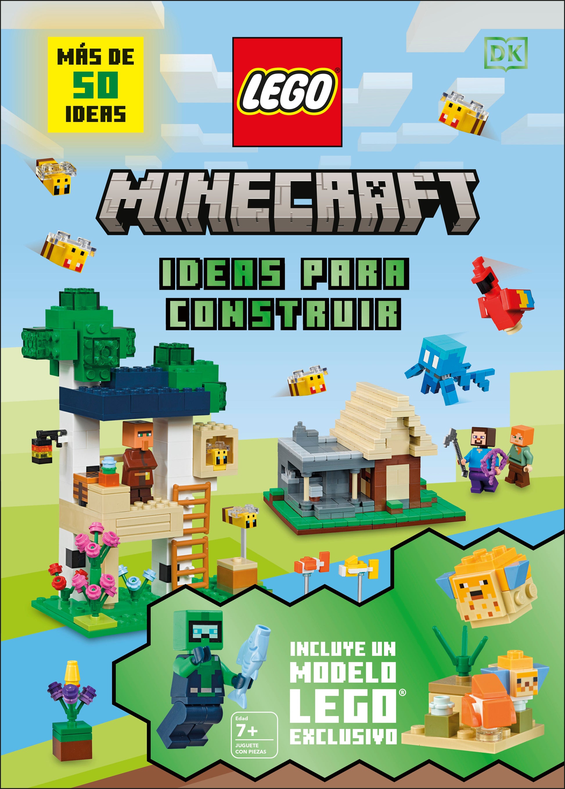 LEGO Minecraft Ideas para construir - Incluye un modelo LEGO Exclusivo (Lego Ideas)