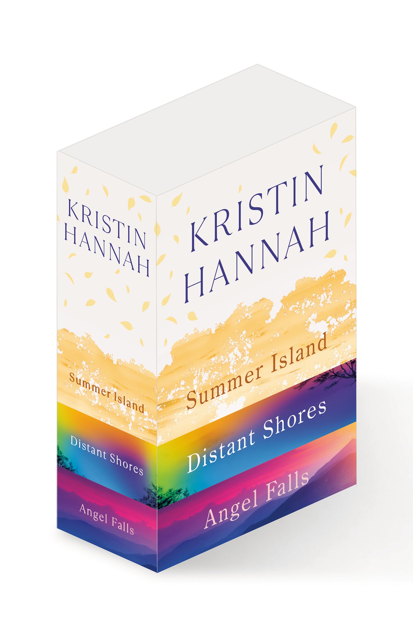 Kristin Hannah 3-Book Boxed Set - Summer Island, Distant Shores, Angel Falls