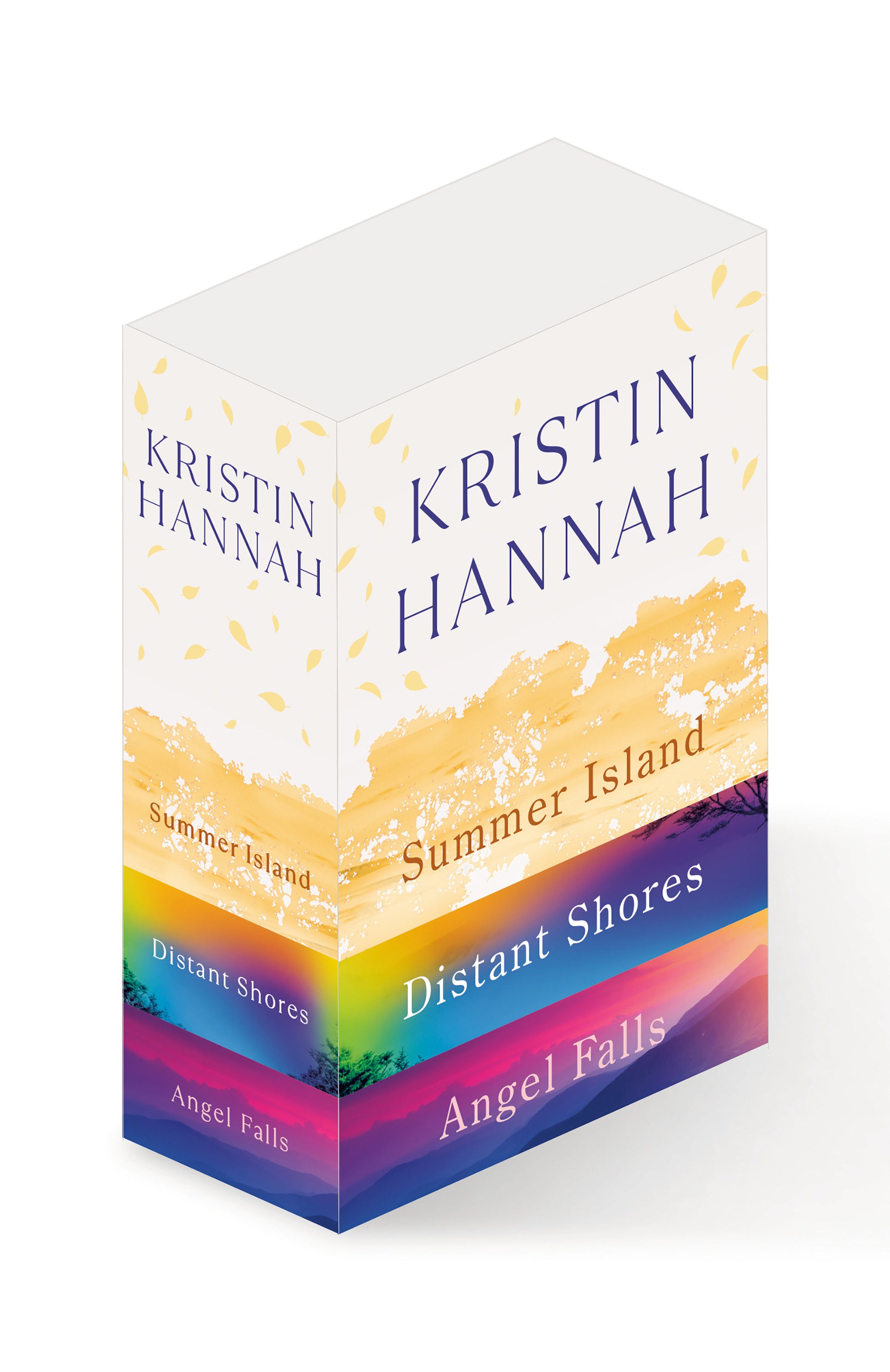 Kristin Hannah 3-Book Boxed Set - Summer Island, Distant Shores, Angel Falls