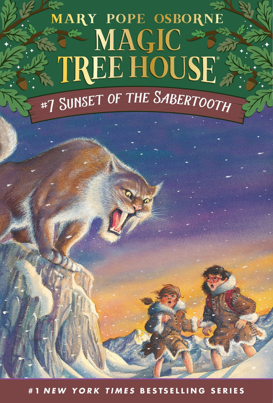 Sunset of the Sabertooth (Magic Tree House) (Book:7)