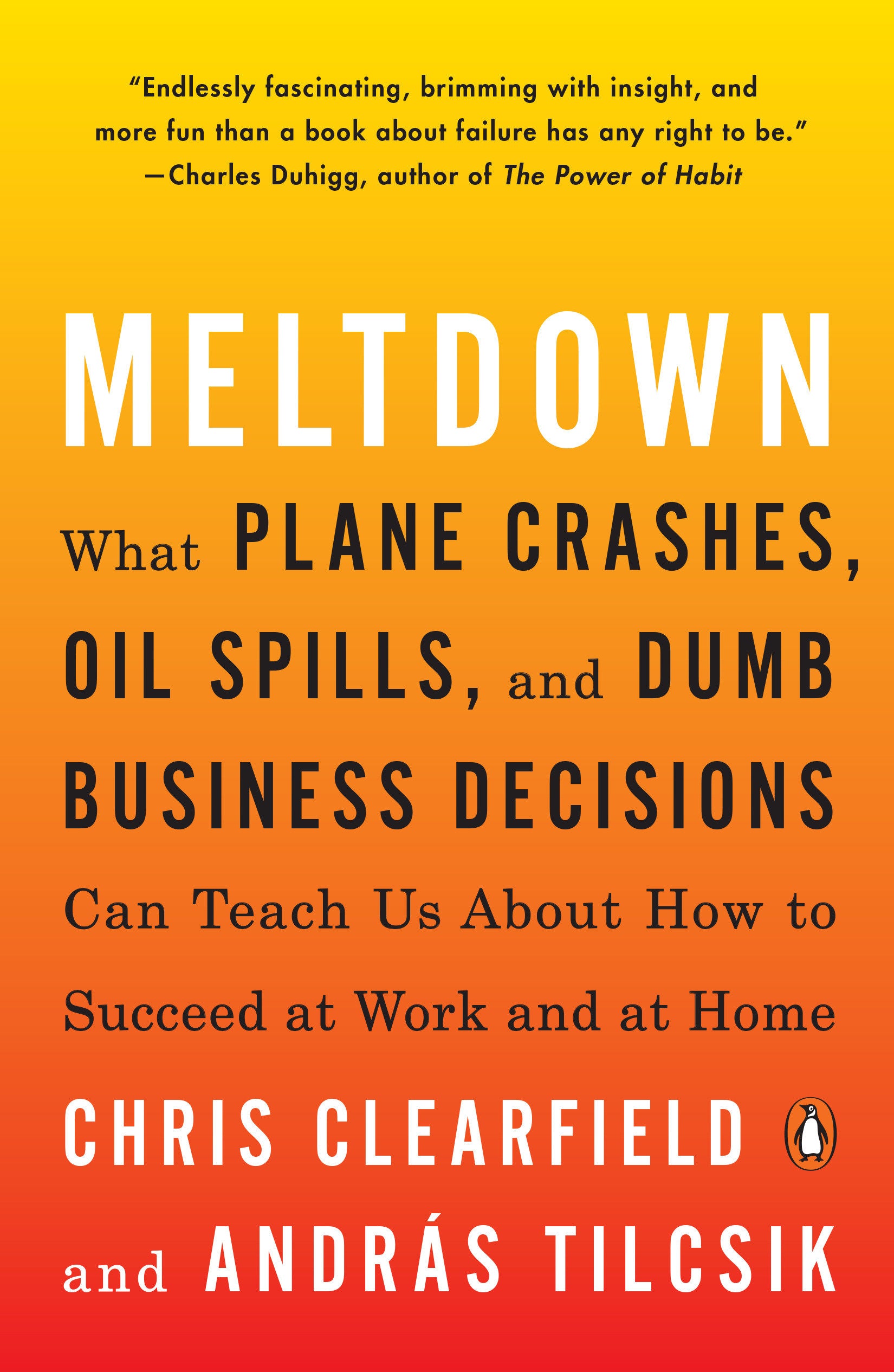 Meltdown - What Plane Crashes, Oil Spills, and Dumb Business Decisions Can Teach Us About How to Succeed at Work and at Home