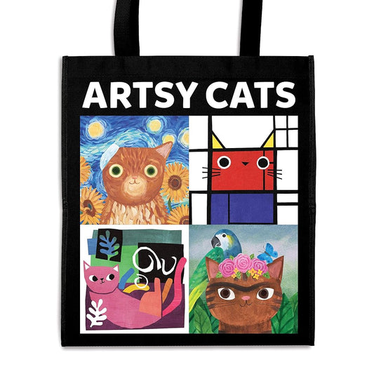 Artsy Cats Reusable Shopping Bag cover image