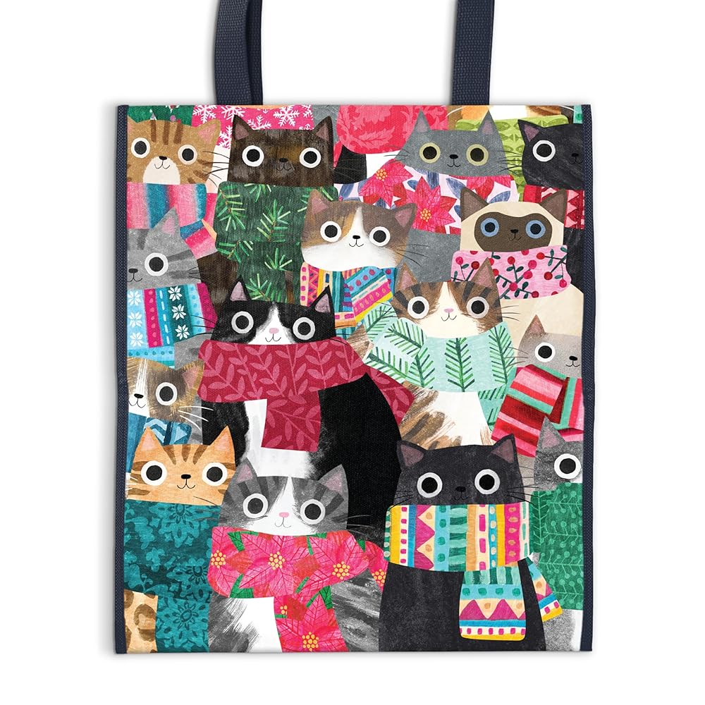 Wintry Cats Reusable Tote cover image