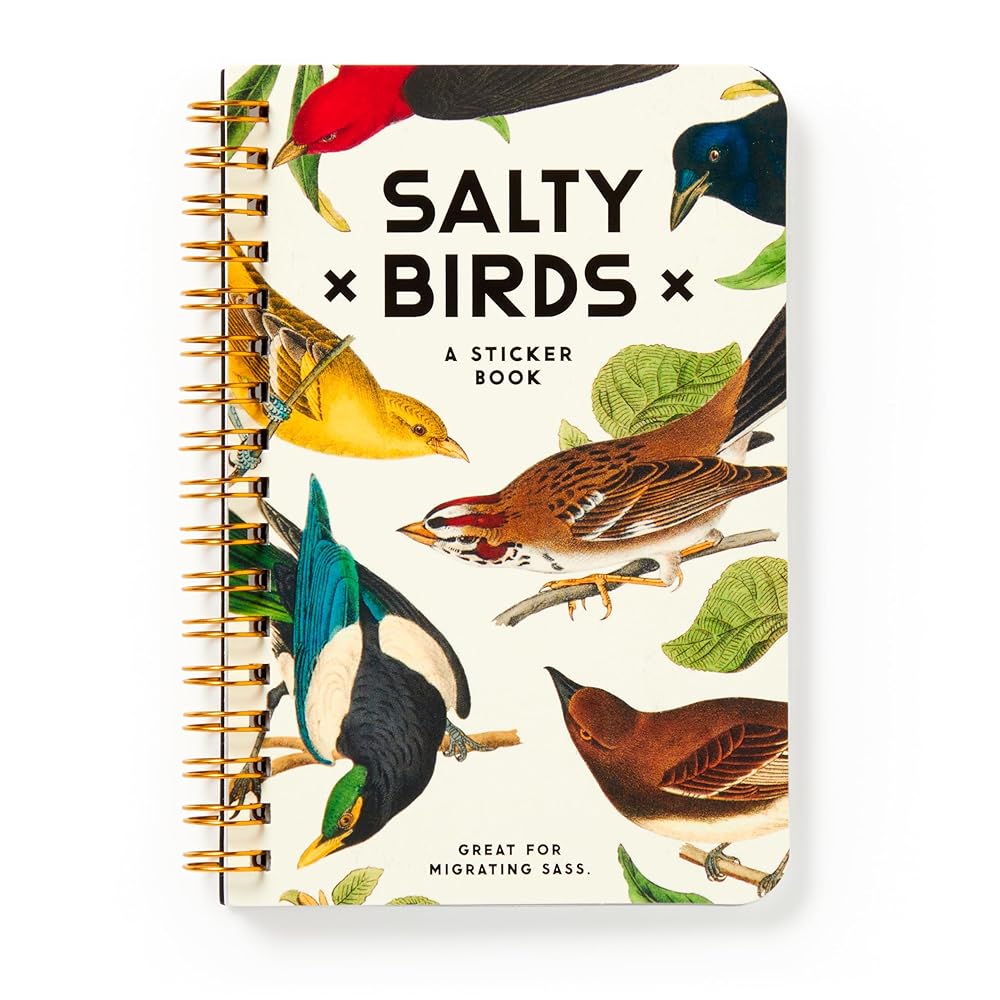 Salty Birds Sticker Book by Brass Brass Monkey, Galison