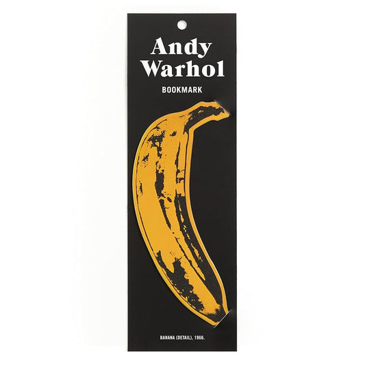 Warhol Banana Shaped Bookmark by Galison, Andy Warhol