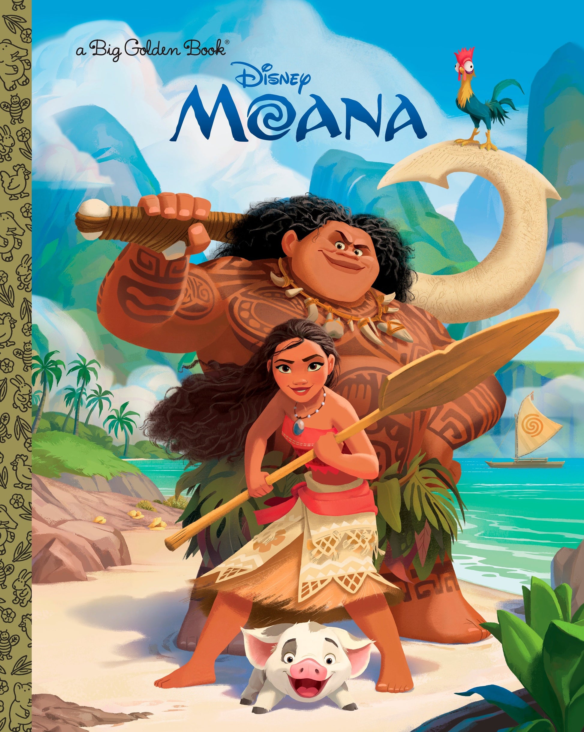 Moana Big Golden Book (Disney Moana) (Big Golden Book)