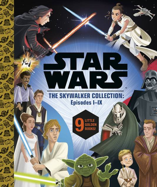 Star Wars Episodes I - IX: a Little Golden Book Collection (Star Wars) (Little Golden Book)