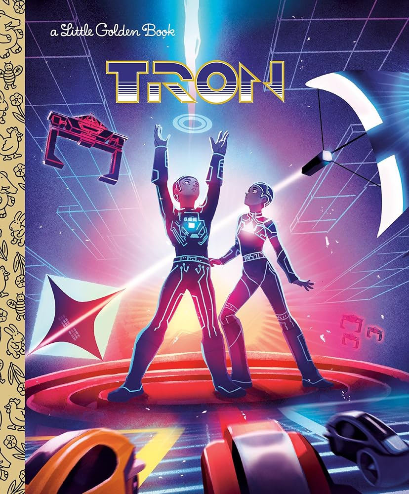 Disney Tron Little Golden Book by Matthew J. Gilbert, Disney Storybook Art Team