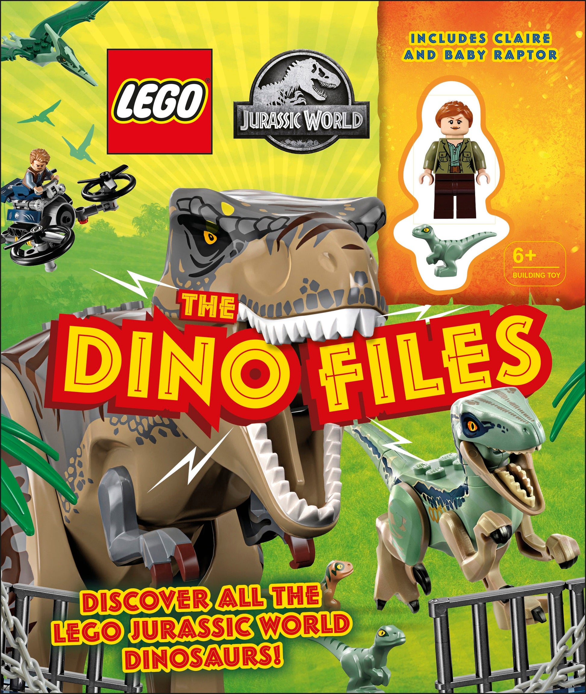 LEGO Jurassic World The Dino Files - with LEGO Jurassic World Claire Minifigure and Baby Raptor!