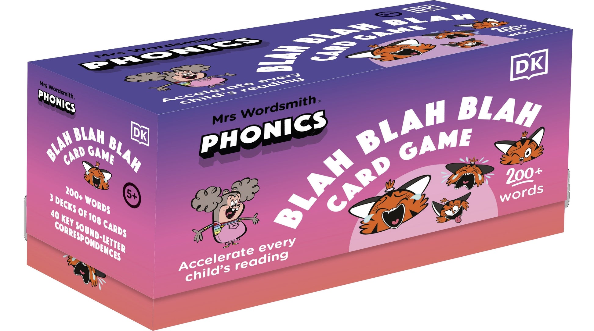 Mrs Wordsmith Phonics Blah Blah Blah Card Game, Kindergarten & Grades 1-2 - Accelerate Every Child's Reading (Mrs Wordsmith)