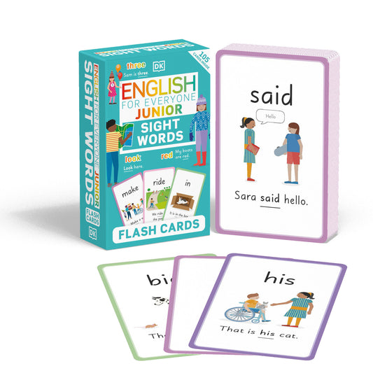 English for Everyone Junior Sight Words Flash Cards (DK English for Everyone Junior)
