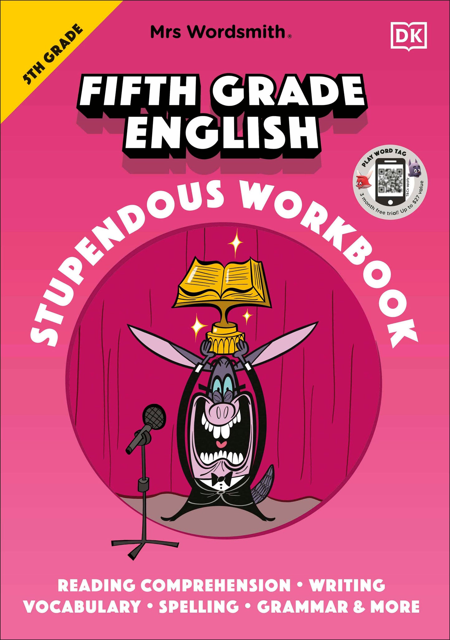 Mrs Wordsmith 5th Grade English Stupendous Workbook - with 3 months free access to Word Tag, Mrs Wordsmith's vocabulary-boosting app! (Mrs Wordsmith)