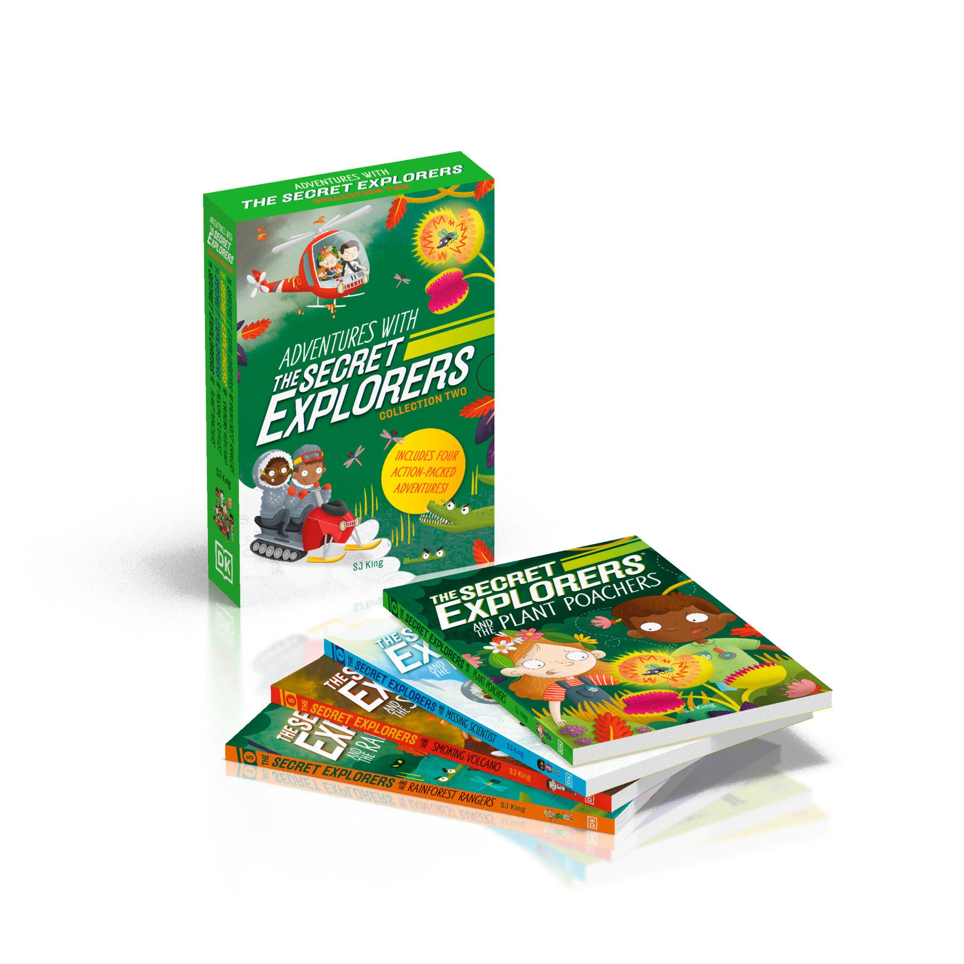 Adventures with The Secret Explorers: Collection Two - 4-Book Box Set of Educational Chapter Books (The Secret Explorers)