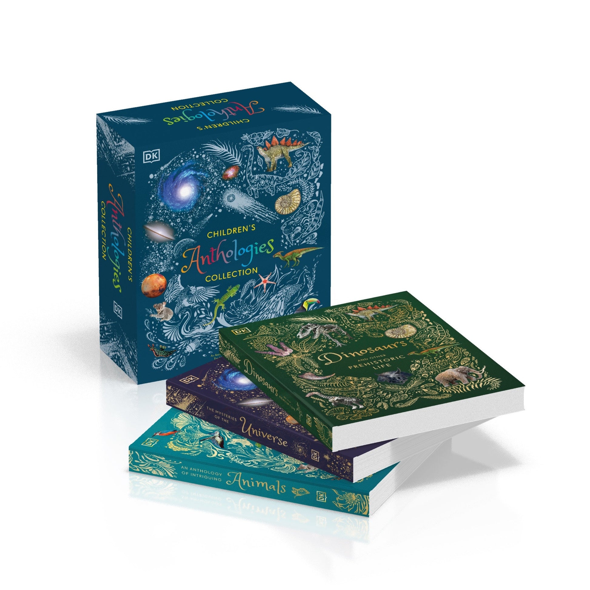 Children's Anthologies Collection - 3-Book Box Set for Kids Ages 6-8, Featuring 300+ Animal, Dinosaur, and Space Topics (DK Children's Anthologies)