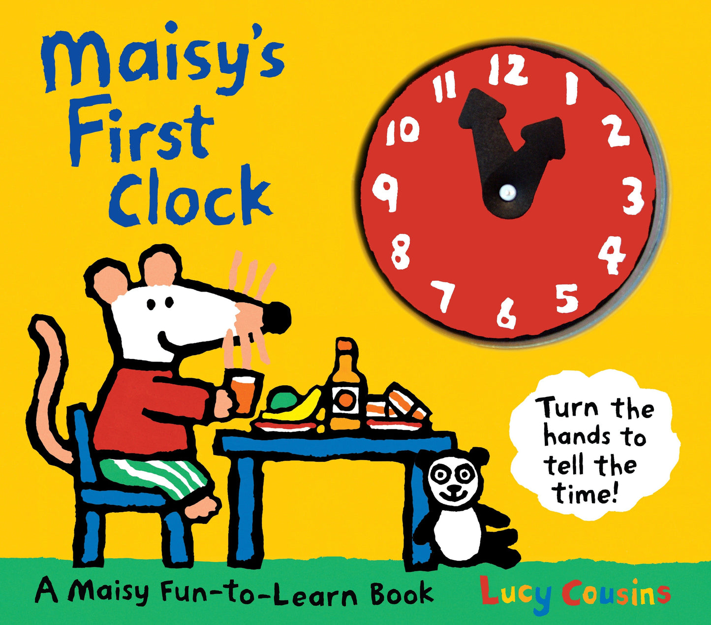 Maisy's First Clock - A Maisy Fun-to-Learn Book (An Interactive Board Book with Moveable Clock Hands - Learn to Tell Time with Maisy the Mouse - for Toddlers and Preschoolers) (Maisy)