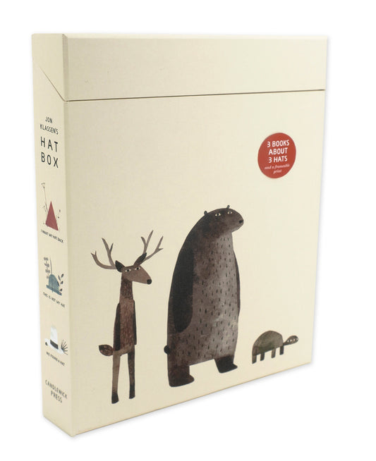 Jon Klassen's Hat Box - (Keepsake Box Set Containing Three Clever Picture Books Plus a Frameable Print) (The Hat Trilogy) (Book:4)