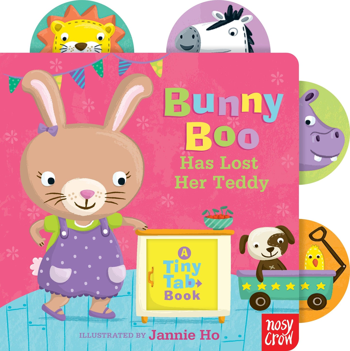 Bunny Boo Has Lost Her Teddy - A Tiny Tab Book (An Interactive Pull-Tab Slider Peekaboo Board Book for Babies and Toddlers - Perfect for Bedtime) (Tiny Tab)