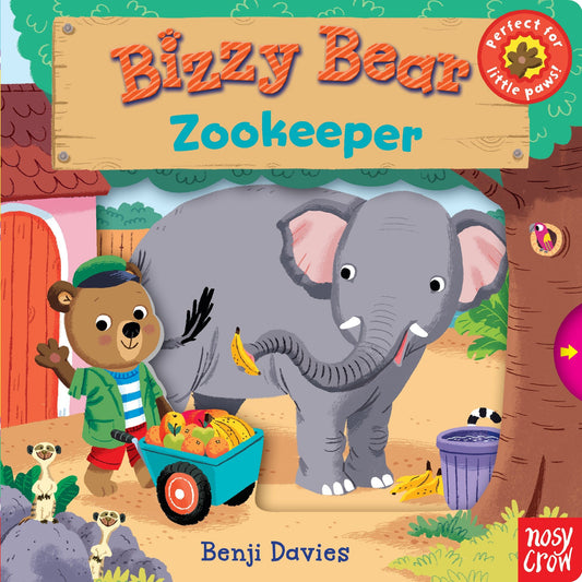 Bizzy Bear: Zookeeper - (Interactive Zoo Animal Board Book for Toddlers - With Sturdy Tabs and Slides to Push and Pull) (Bizzy Bear)