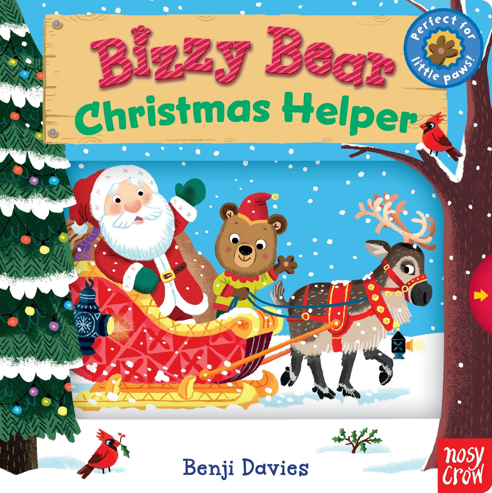 Bizzy Bear: Christmas Helper - (Interactive Holiday Board Book for Toddlers - With Sturdy Tabs and Slides to Push and Pull) (Bizzy Bear)
