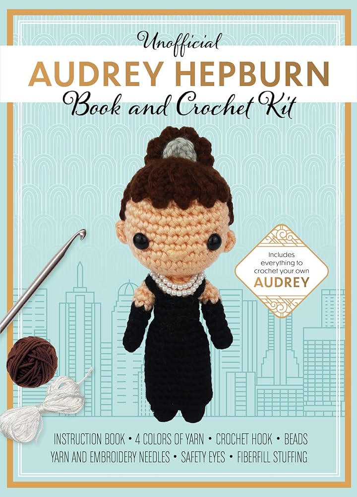 Unofficial Audrey Hepburn Book and Crochet Kit: Includes Everything to Crochet Your Own Audrey Hepburn cover image