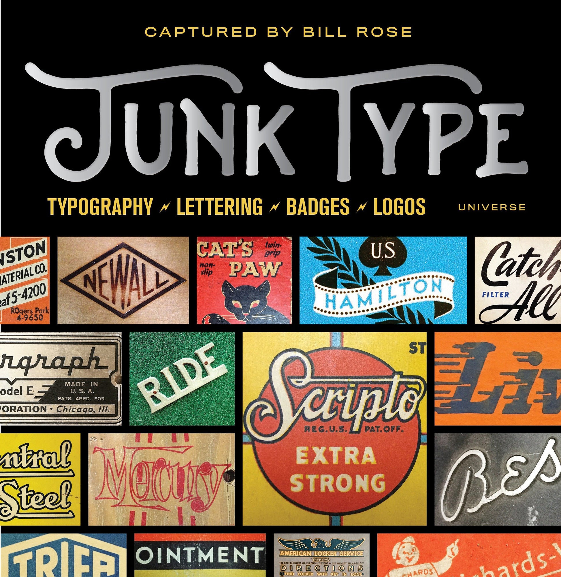 Junk Type - Typography - Lettering - Badges - Logos