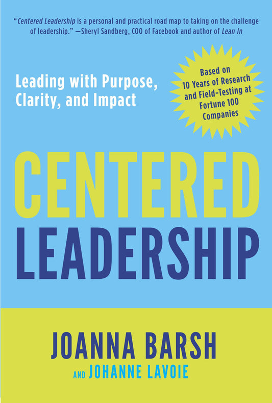 Centered Leadership - Leading with Purpose, Clarity, and Impact