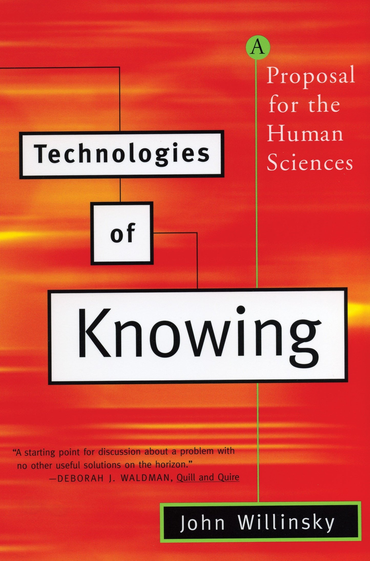 Technologies of Knowing - A Proposal for the Human Sciences