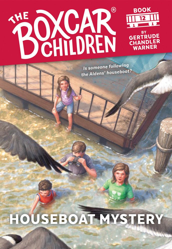 Houseboat Mystery (The Boxcar Children Mysteries) by Gertrude Chandler Warner, David Cunningham
