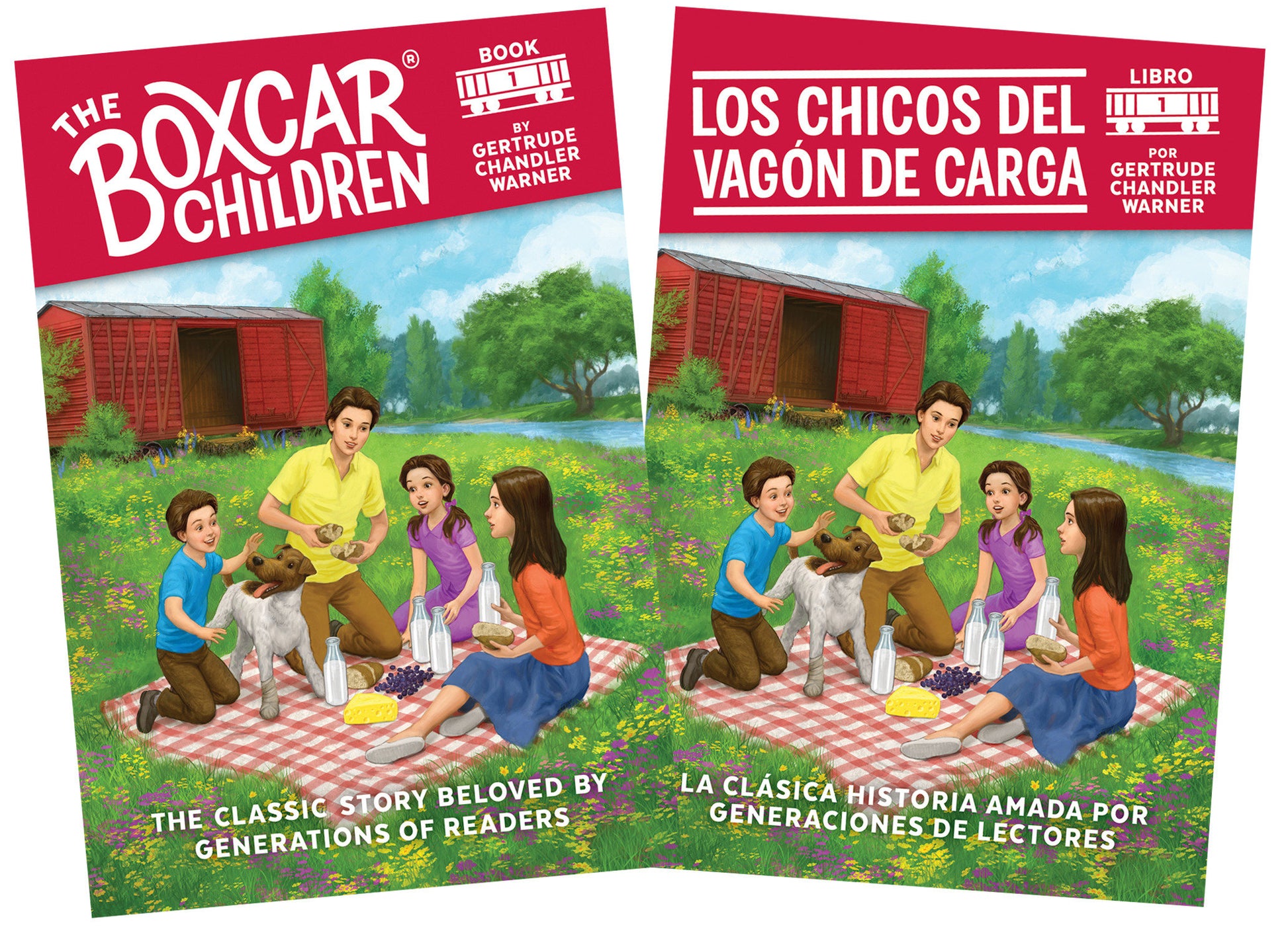 The Boxcar Children (Spanish/English set), Los chicos del vag�n de carga (The Boxcar Children Mysteries) (Book:1)