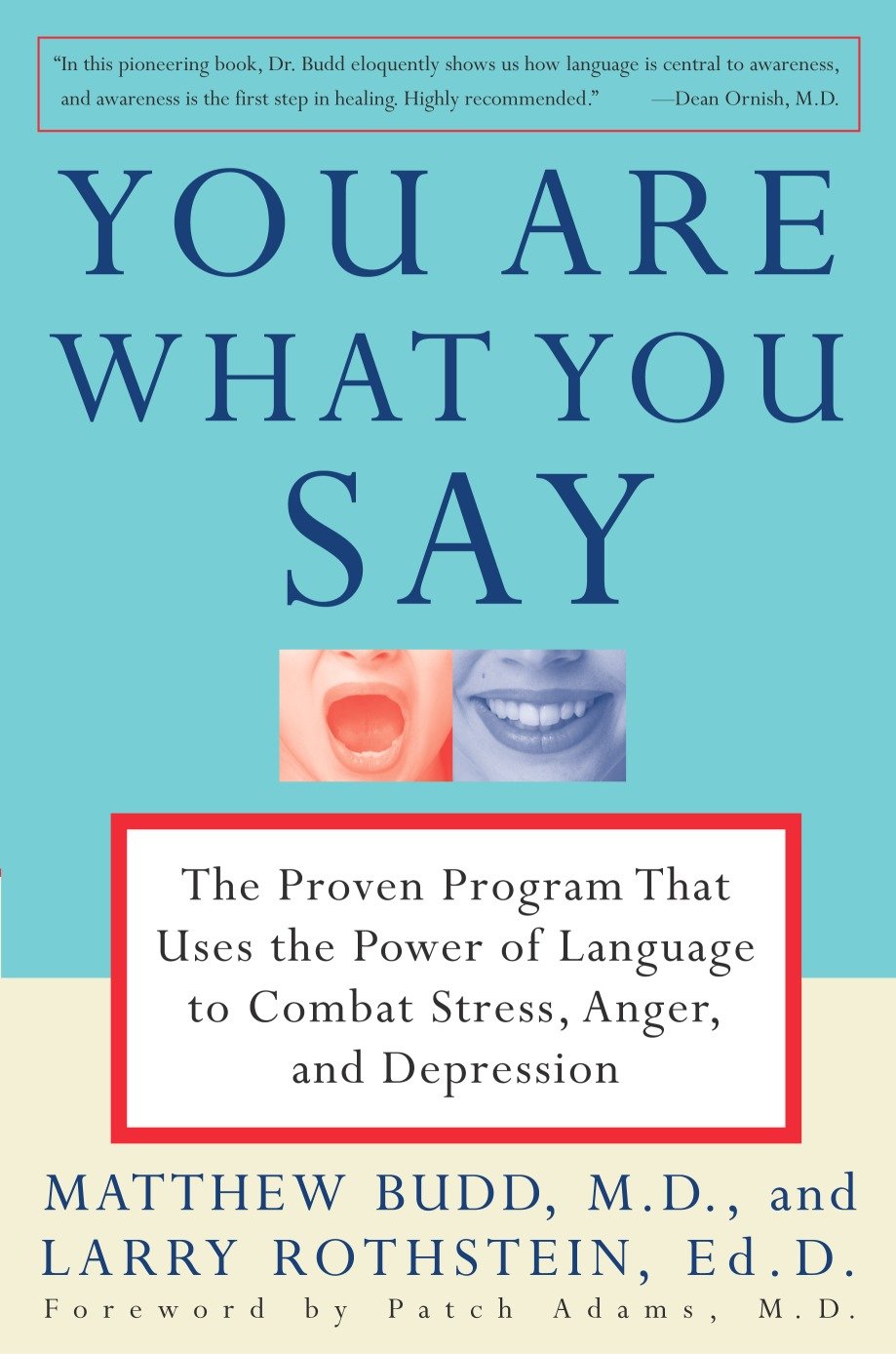 You Are What You Say - The Proven Program that Uses the Power of Language to Combat Stress, Anger, and Depression
