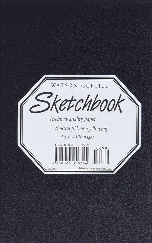 Small Sketchbook (Black) - Black (Watson Guptill Sketchbooks)