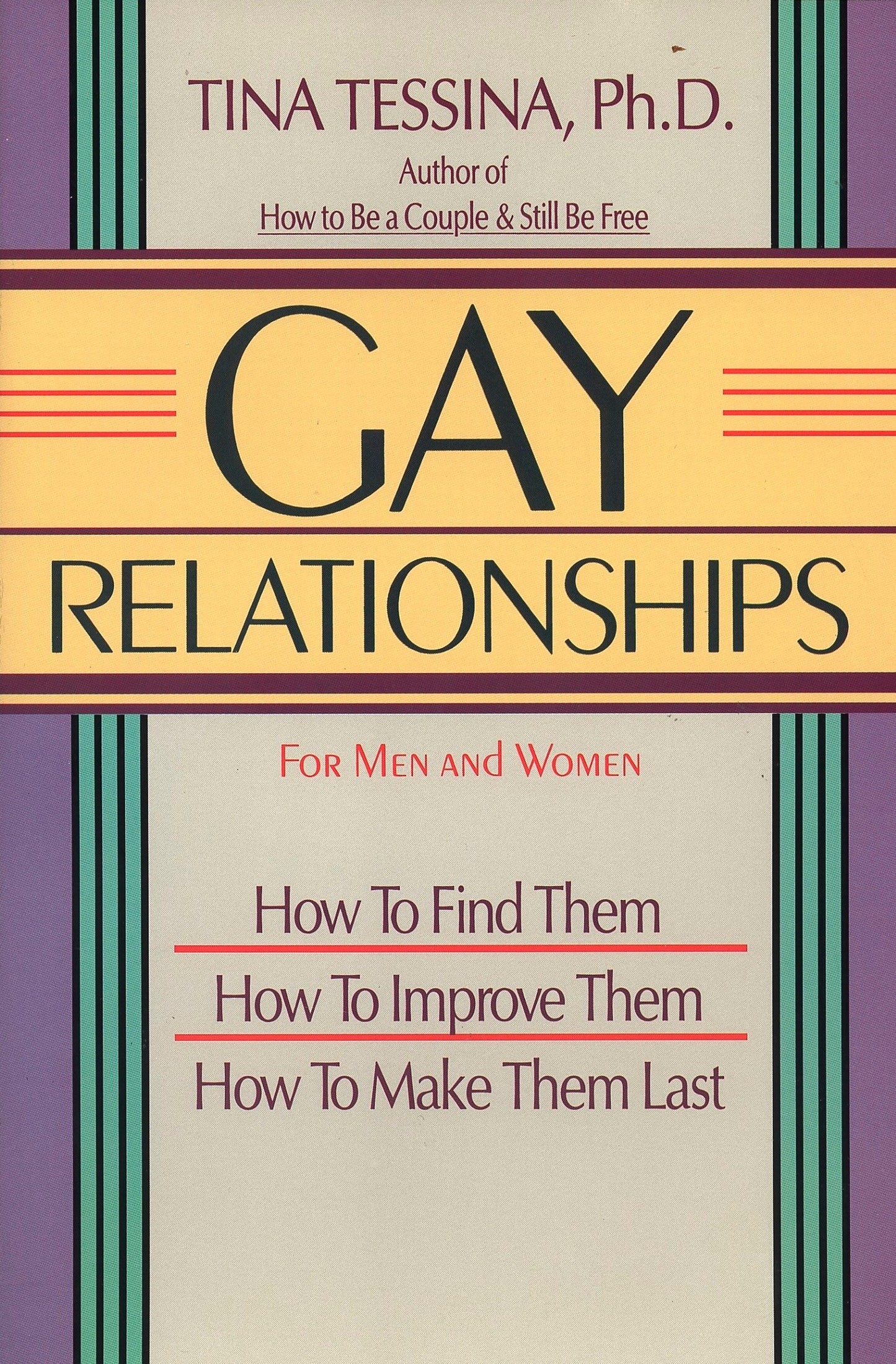 Gay Relationships for Men and Women - How to Find Them, How to Improve Them, How to Make Them Last