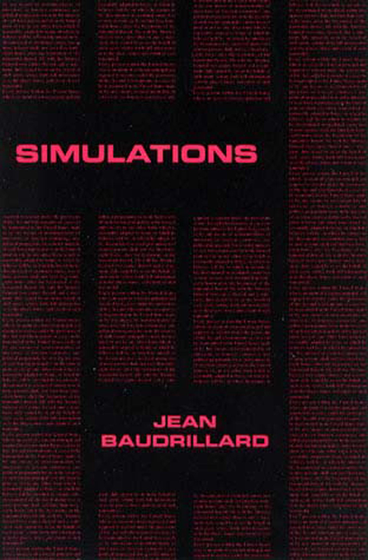 Simulations (Semiotext(e) / Foreign Agents)